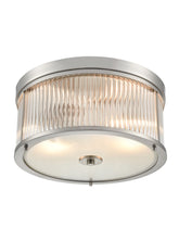 Franklite Bonham Satin Nickel Flush Ceiling Fitting